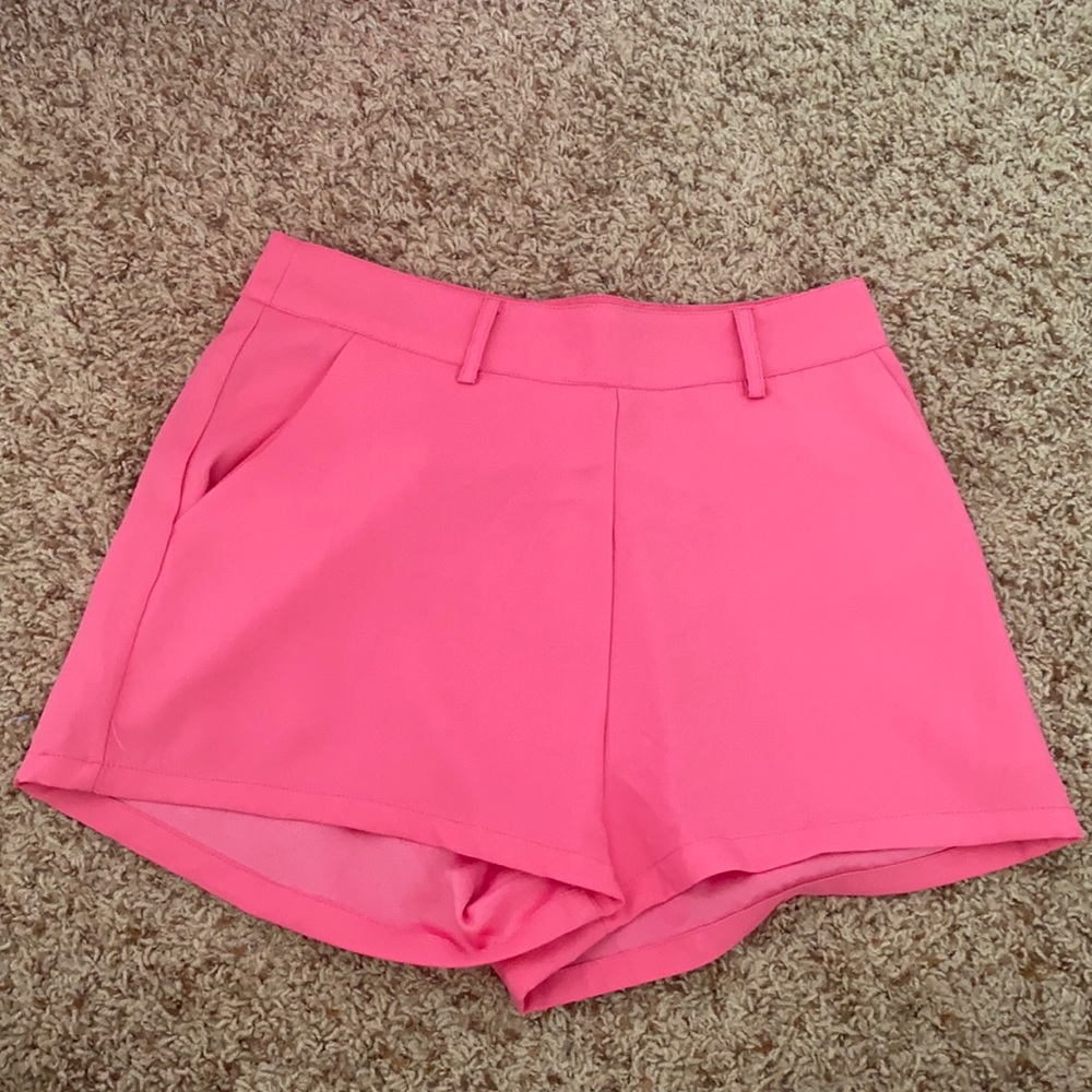 Pink trouser short